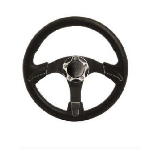 Vetus SWNOC35 NOCTIS Steering Wheel Black with Chrome Inserts 350mm