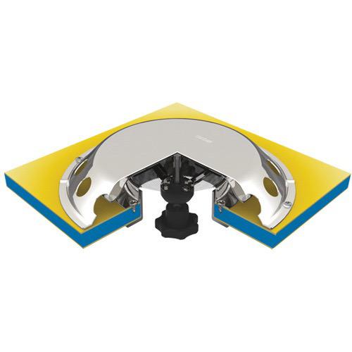Vetus UFO2 Closable Deck Ventilator – AISI 316 Polished Stainless, Low Profile, CE AII (UFO2) - Bosuns Boat