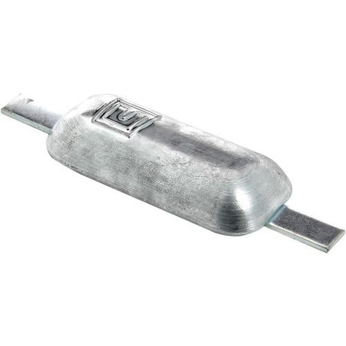 Vetus Weld-On Hull Anode – Zinc, Rectangular, 293mm, 3.00kg (WOA004Z) - Bosuns Boat
