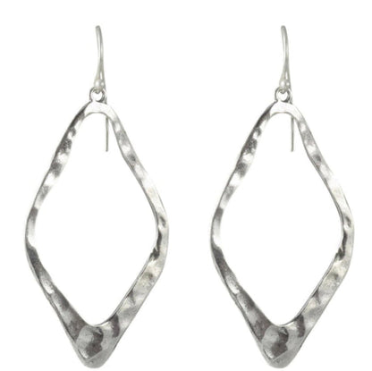Waxing Poetic Open Up Earring, Sterling Silver