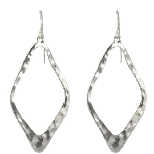 Waxing Poetic Open Up Earring, Sterling Silver