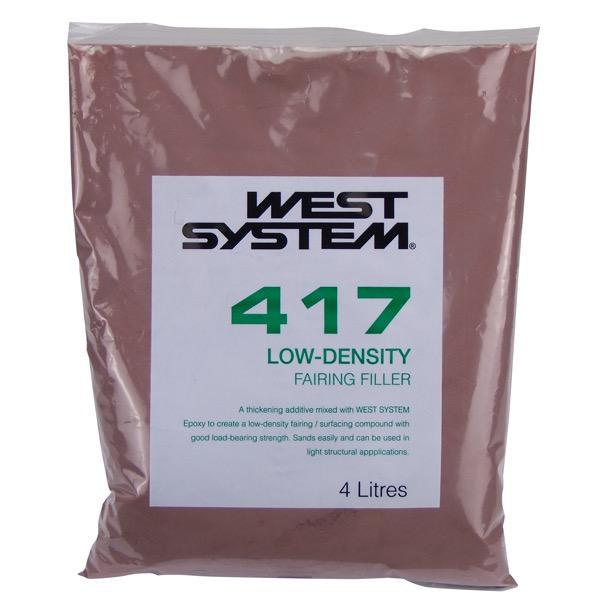 West System 417 Low Density Fairing Filler - 4ltr - Bosuns Boat