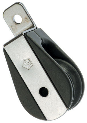 Wichard 60120 Single plain bearing block - Sheave 18 - cheek block - Bosuns Boat