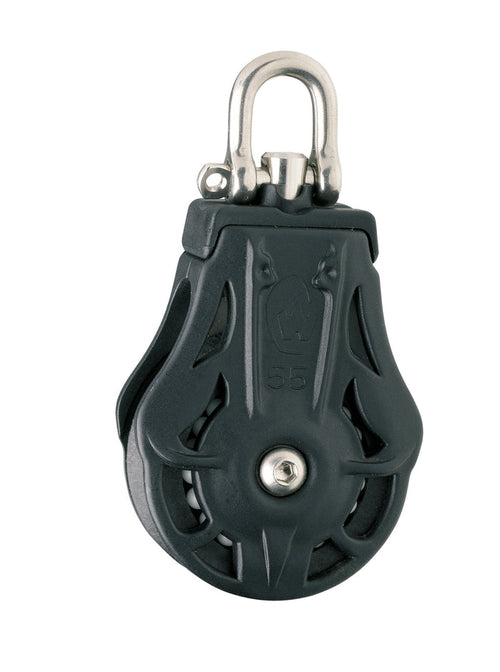 Wichard 75105 Ball bearing blocks / sheave 70 / single / with swivel head - bosunsboat