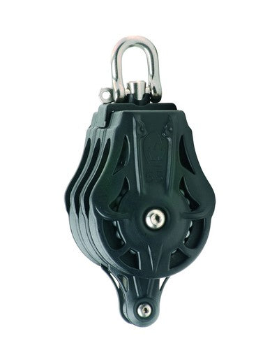 Wichard 75306 Ball bearing blocks / sheave 70 / triple / with swivel head and becket - bosunsboat