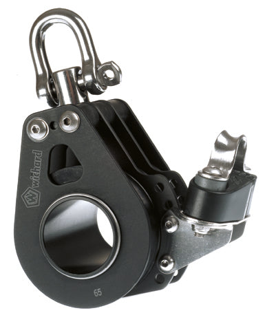 Wichard 94307 Roller blocks / sheave 50 / triple / with swivel head and cam - bosunsboat