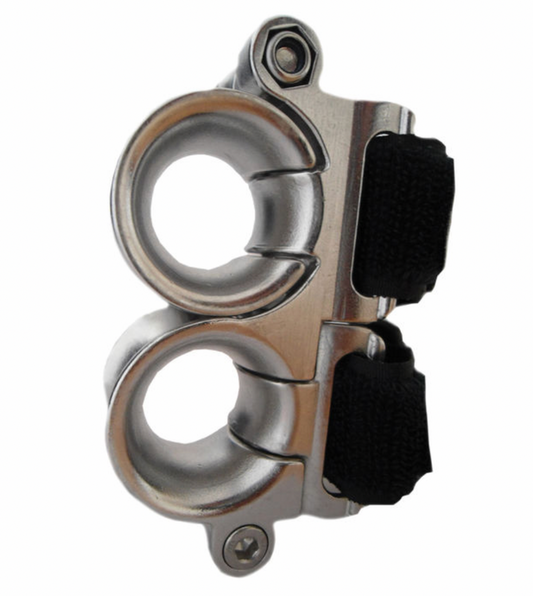 Wichard Double fairlead - For 25 mm dia stanchion - With webbing - Bosuns Boat