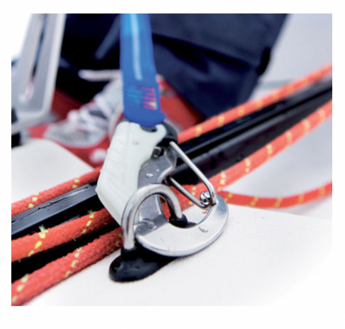 Wichard Releasable Elastic tether - 2M - 2 hooks - Bosuns Boat