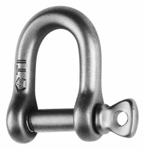 Wichard Titanium D shackle - Dia 6 mm - Bosuns Boat