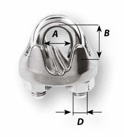 Wichard Wire grip - For wire dia: 5 to 6 mm - Bosuns Boat