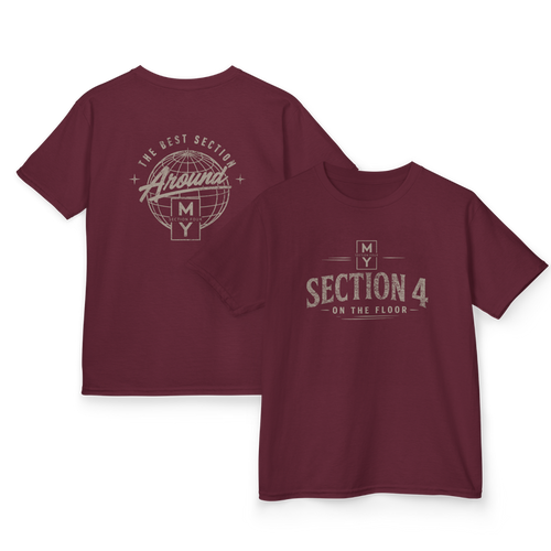 Youth -  Around Best Section Basic T-Shirt - MS Section 4 Youth