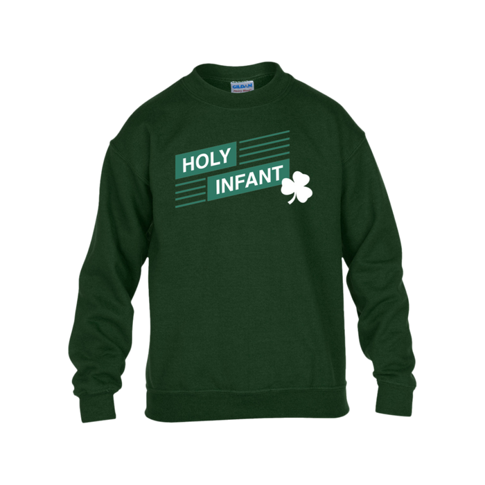 Youth Crewneck Sweatshirt - Holy Infant - Slant
