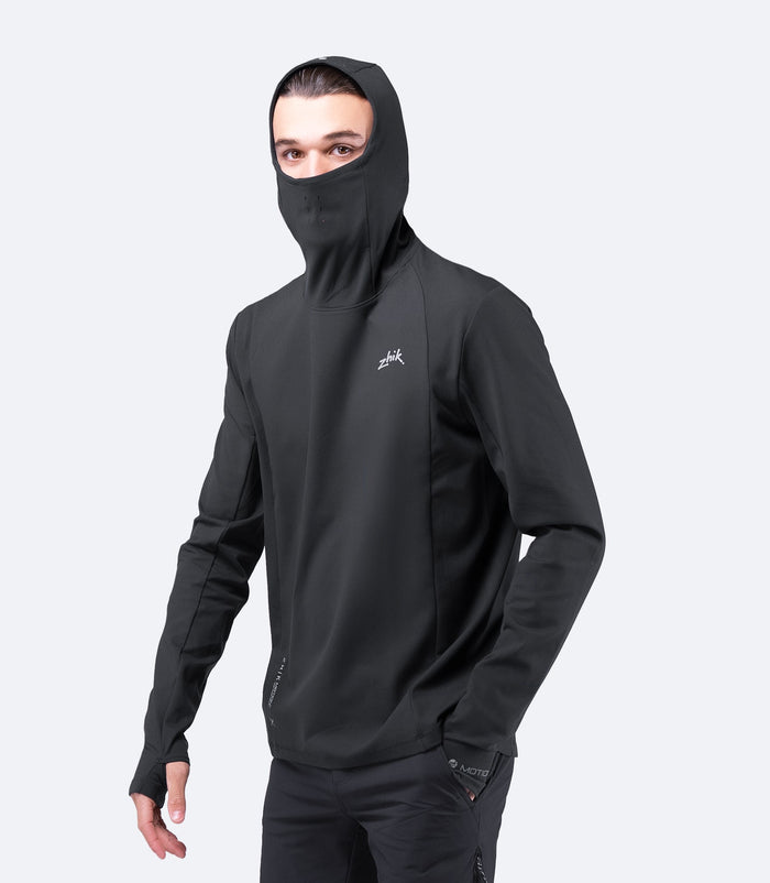Zhik Mens Black Motion Hooded Top