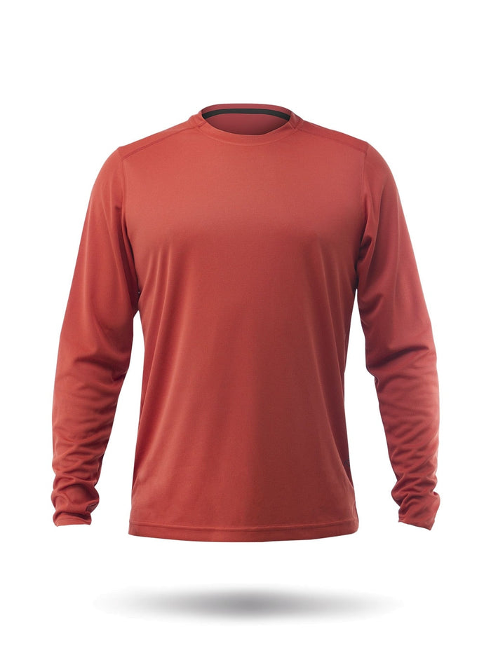 Zhik Mens dry LT Long Sleeve Top - Rust-XSS