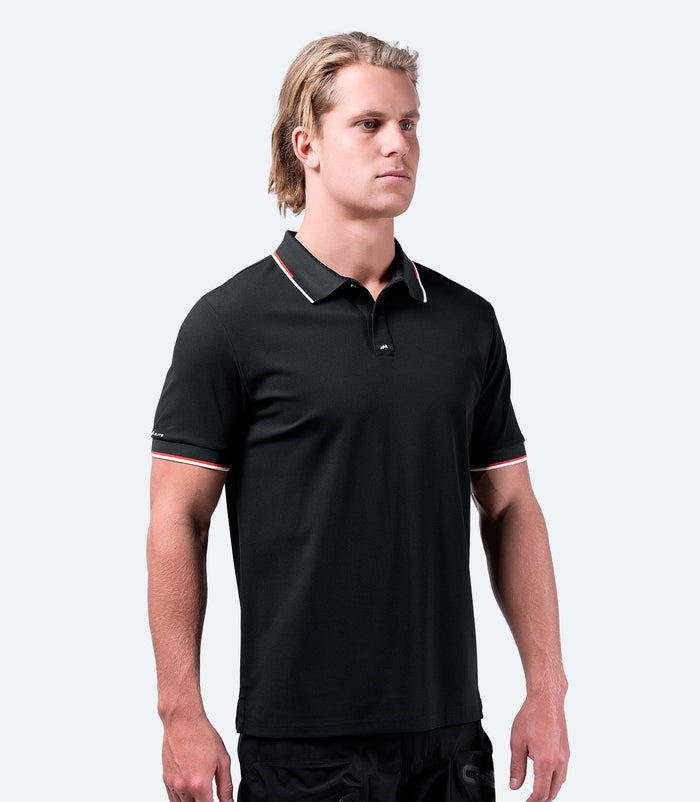 Zhik Mens Elite Polo - Black - Bosuns Boat
