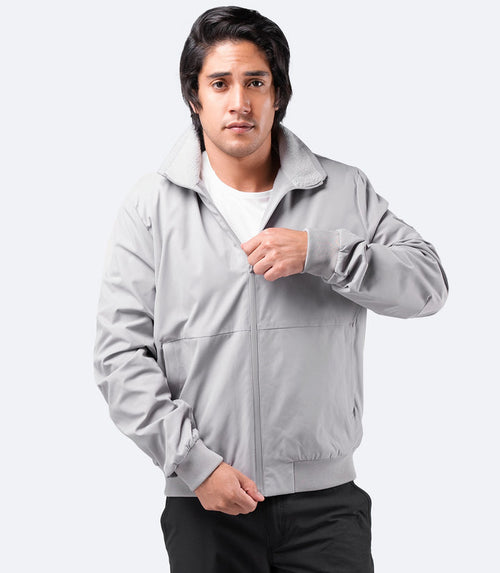 Zhik Mens Flight Jacket - Platinum - Bosuns Boat