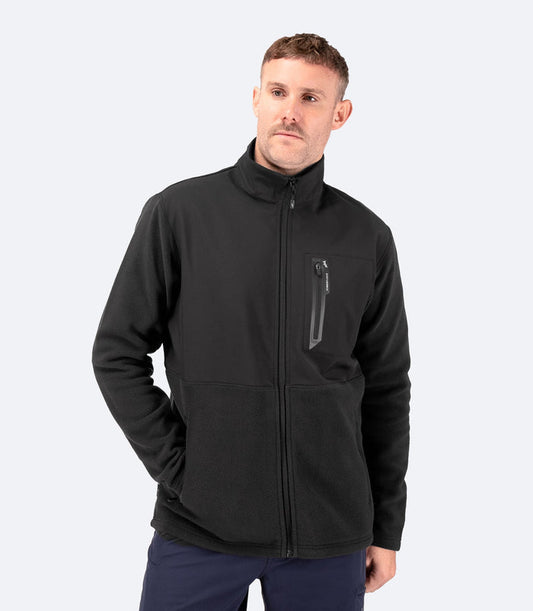 Zhik Mens Hybrid Fleece Jacket - Black - Bosuns Boat