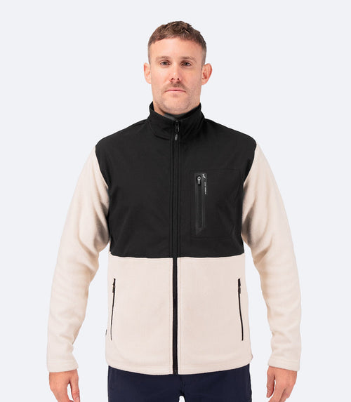 Zhik Mens Hybrid Fleece Jacket - Chalk - Bosuns Boat