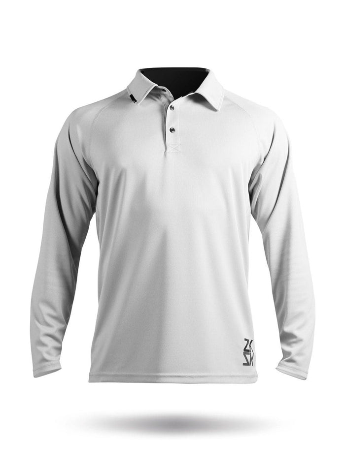 Zhik Mens Long Sleeve dry Polo-WT-S - Bosuns Boat