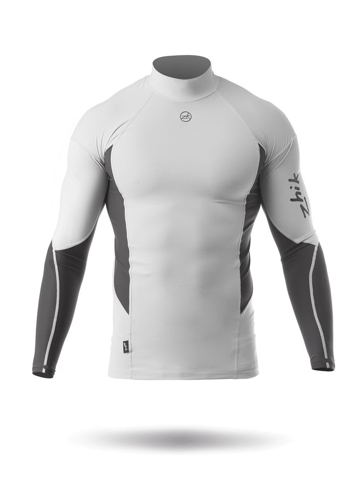 Zhik Mens Long Sleeve Spandex Top-ASH-XS