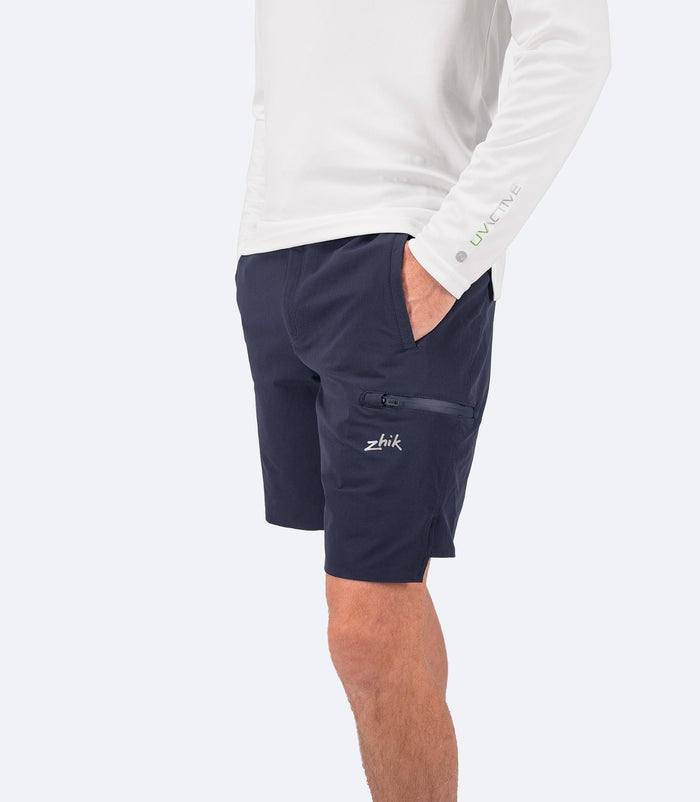 Zhik Mens Navy Deck Shorts - Bosuns Boat