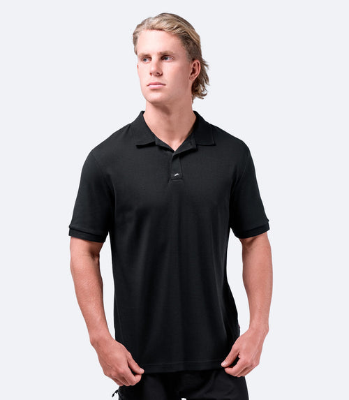 Zhik Mens Pima Cotton Polo - Black - Bosuns Boat