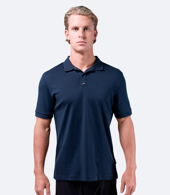 Zhik Mens Pima Cotton Polo - Navy - Bosuns Boat