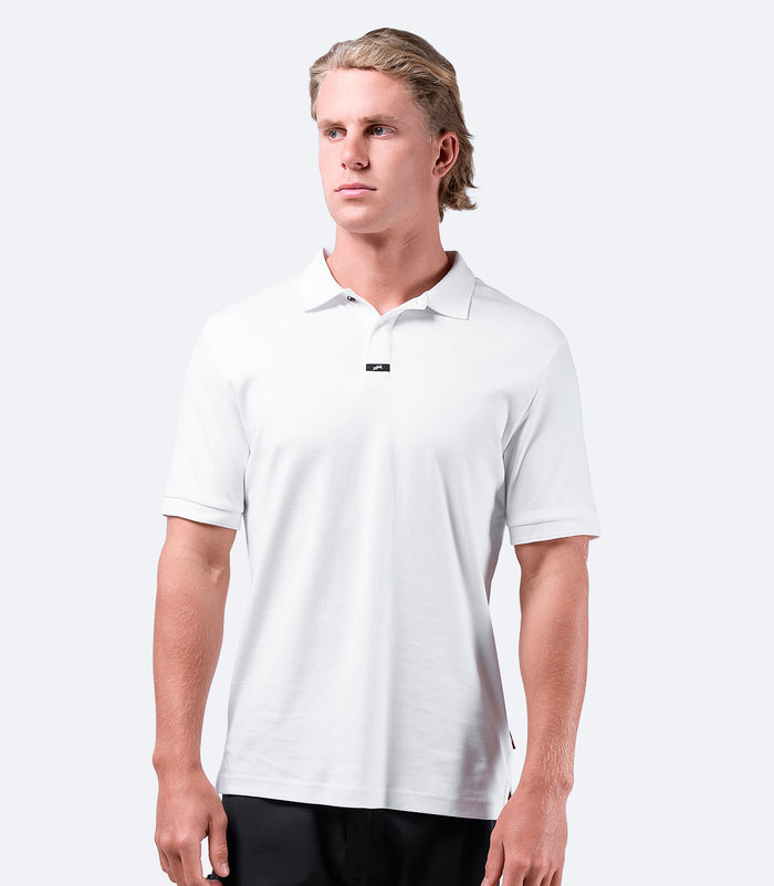 Zhik Mens Pima Cotton Polo - White - Bosuns Boat