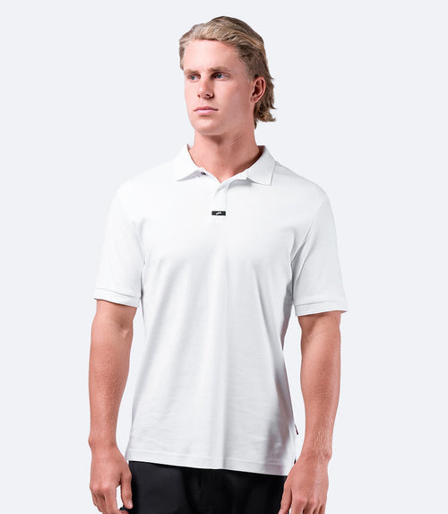 Zhik Mens Pima Cotton Polo - White - Bosuns Boat