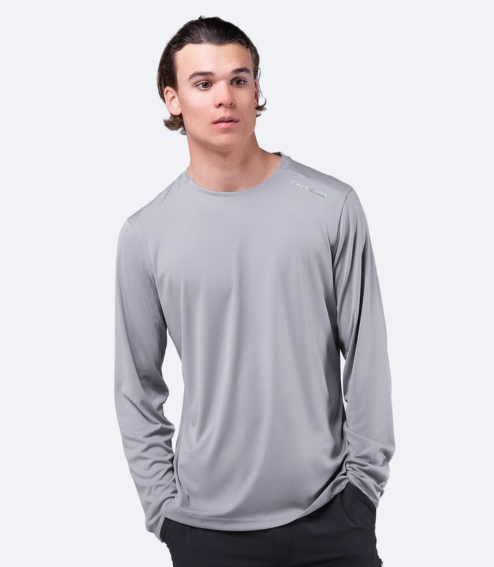 Zhik Mens UVActive Long Sleeve Top - Grey