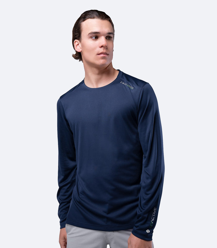 Zhik Mens UVActive Long Sleeve Top - Navy