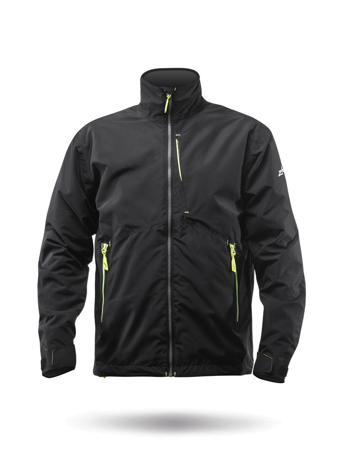 Zhik Mens Z-Cru Fleece Jacket - Black-XSS