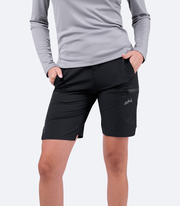 Zhik Womens Black Deck Shorts - Bosuns Boat