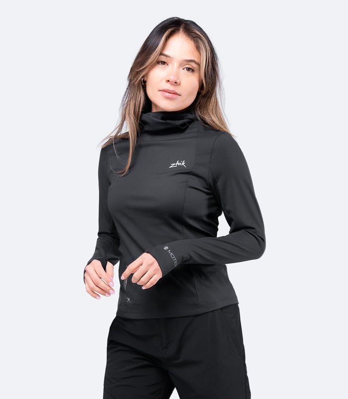 Zhik Women's Black Motion Hooded Top