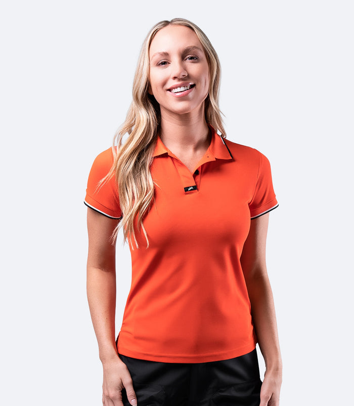 Zhik Womens Elite Polo - Ocean Red - Bosuns Boat