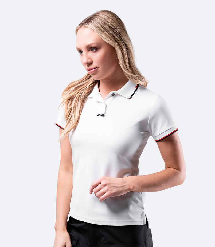 Zhik Womens Elite Polo - White - Bosuns Boat