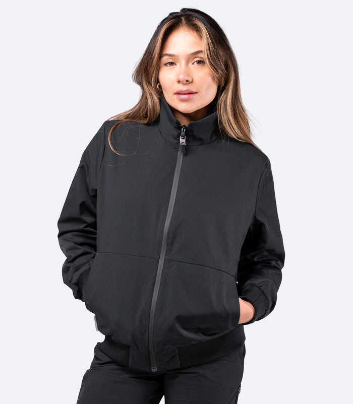 Zhik Womens Flight Jacket - Black - Bosuns Boat