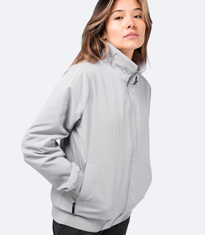 Zhik Womens Flight Jacket - Platinum - Bosuns Boat