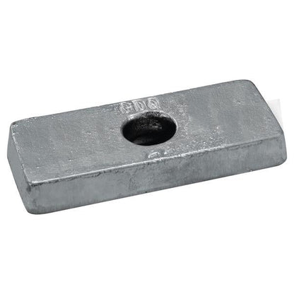 Zinc Rectangle Block Anode Bolt-on - Bosuns Boat
