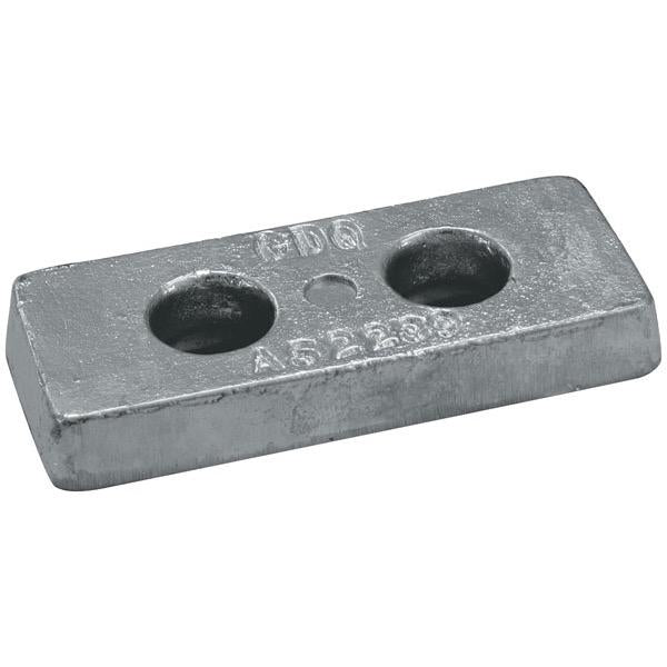 Zinc Rectangle Block Anode Bolt-on - Bosuns Boat