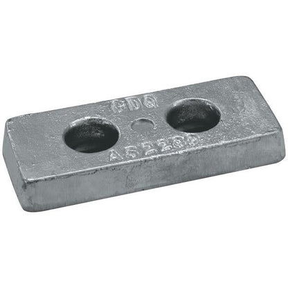 Zinc Rectangle Block Anode Bolt-on - Bosuns Boat