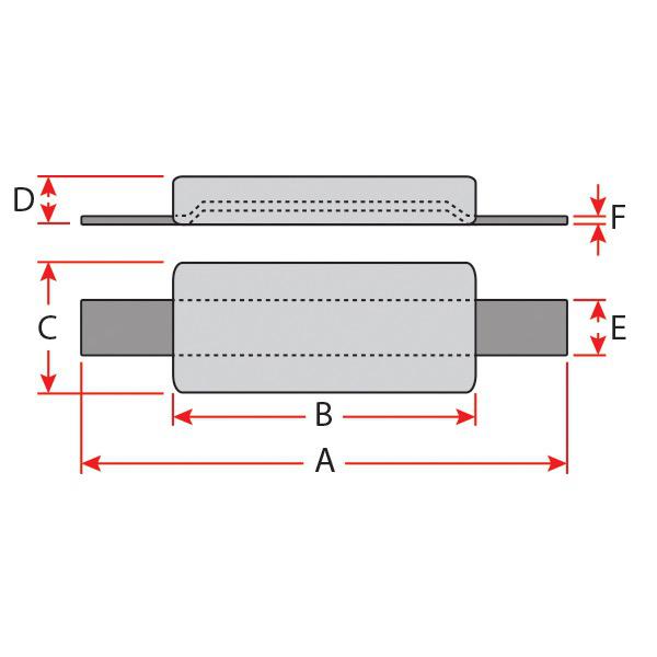 Zinc Rectangle Block Anode w/ Strap